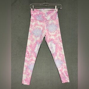 Onzie Women's Size Xs Tie Dye Athletic Yoga Ankle Leggings